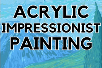 Colorful Acrylic – Expressive Impressionist Painting Series